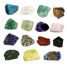 Marrywindix 15 Chakra Tumbled Stone Crystal Set for Yoga, Meditation, Reiki, 