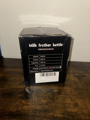 Profi Milchaufschäumer Wasserkocher 500ml Fassungsvermögen The Frost Maker  - Bild 2 von 4