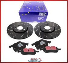 EBC Turbogroove Bremsscheiben Ø288 Bremsbeläge vorne für VW Golf 4 IV Audi A3