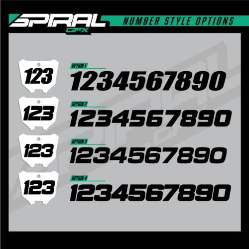 Custom MX Backgrounds Numbers Graphics Racer KTM SX SXF 125 250 350 450 2009 - Picture 2 of 5