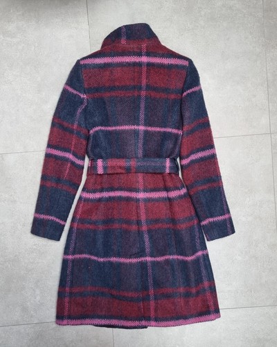 Cappotto Ted Baker London Fredye in lana a quadri con cintura TB 1 UK 8 - Foto 7 di 7