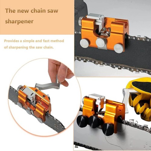 Chainsaw Sharpener Kit Fast Sharpening Stone System For Patio Lawn Tool Kit - Picture 10 of 15
