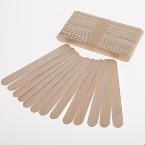 LARGE JUMBO NATURAL OR COLOURED WOODEN LOLLIPOP ICE LOLLY STICKS KIDS ART CRAFT