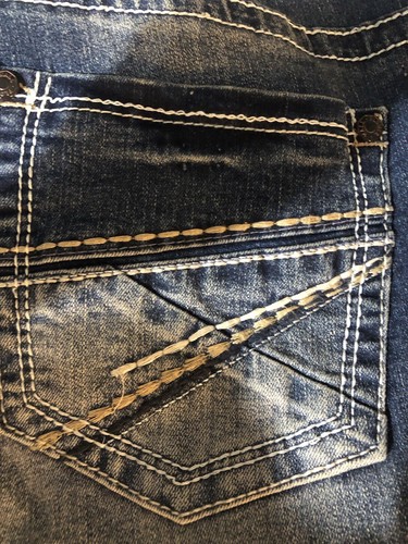 Jeans da donna stile vintage Wallflower 18 W nuovi con etichette $50 - Foto 4 di 5