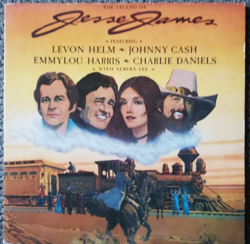 The Legend Of Jesse James - Johnny Cash Emmylou Harris Charlie Daniels LP