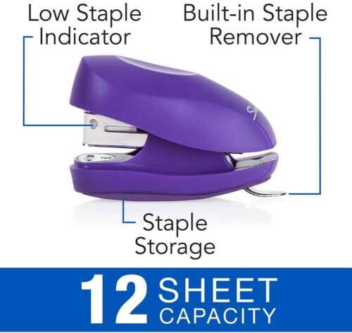 Swingline Mini Stapler, Tot, 12 Sheet Capacity, includes Built-In Staple Remover - Picture 3 of 3