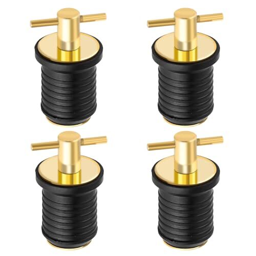 1inch Marine Drain Plug for Boats T-Handle Marine Snap Plugs Brass/Stainless ... - Picture 8 of 8