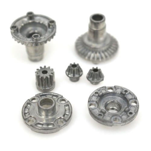 Rage RC RGRC2463 Mini Trek Diff Case Housing, Drive Gears & Motor Pinion Parts - Picture 2 of 2