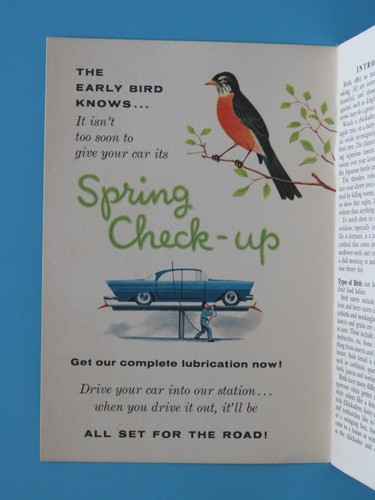 Manual original vintage de los amantes de las aves ESSO de los años 50 Gettysburg PA Hartzell's 14 páginas - Imagen 4 de 9