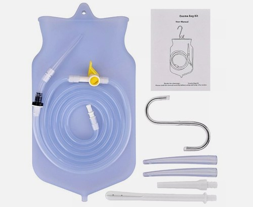 2000ml Einlaufgerät Darmreinigung Einlauf für Erwachsene Irrigator Darmspülung - Bild 2 von 20