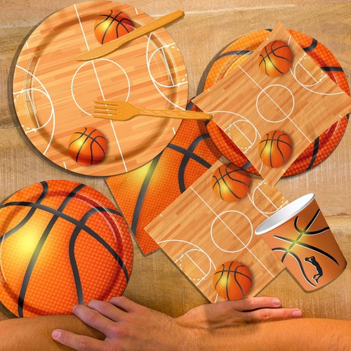 Basketball Party Supplies Sports Basketball Theme Party Decorations Tableware... - Picture 4 of 6