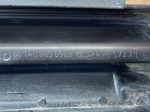 95-99 Mercedes-Benz S 420 500 600 Front Bumper Tow Hook Cover Grille Left Side - Picture 13 of 28