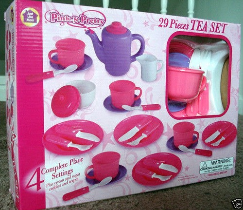 JUST LIKE MOM, 29-TEILIGES TEE-SERVIERSET, MIT 4 KOMPLETTEN GEDECKEN, KINDER 3+, NEU - Bild 3 von 9