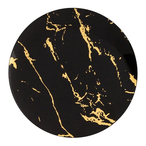 Gold Marble Stroke Disposable Plastic Plates Wedding Party Value Sets 120 PCS - Picture 5 of 18
