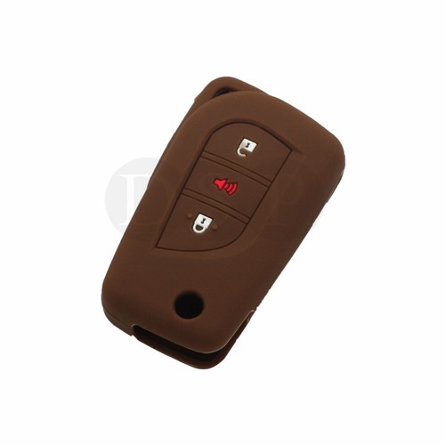 Silicone Cover fit for TOYOTA Corolla iM C-HR RAV4 SCION Flip Remote Key Fob 3B - Picture 34 of 44