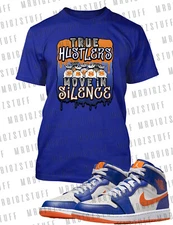 True Hustlers Graphic Sneaker Tee Shirt J1 Mid Wheaties Big Tall Pro Club Shaka
