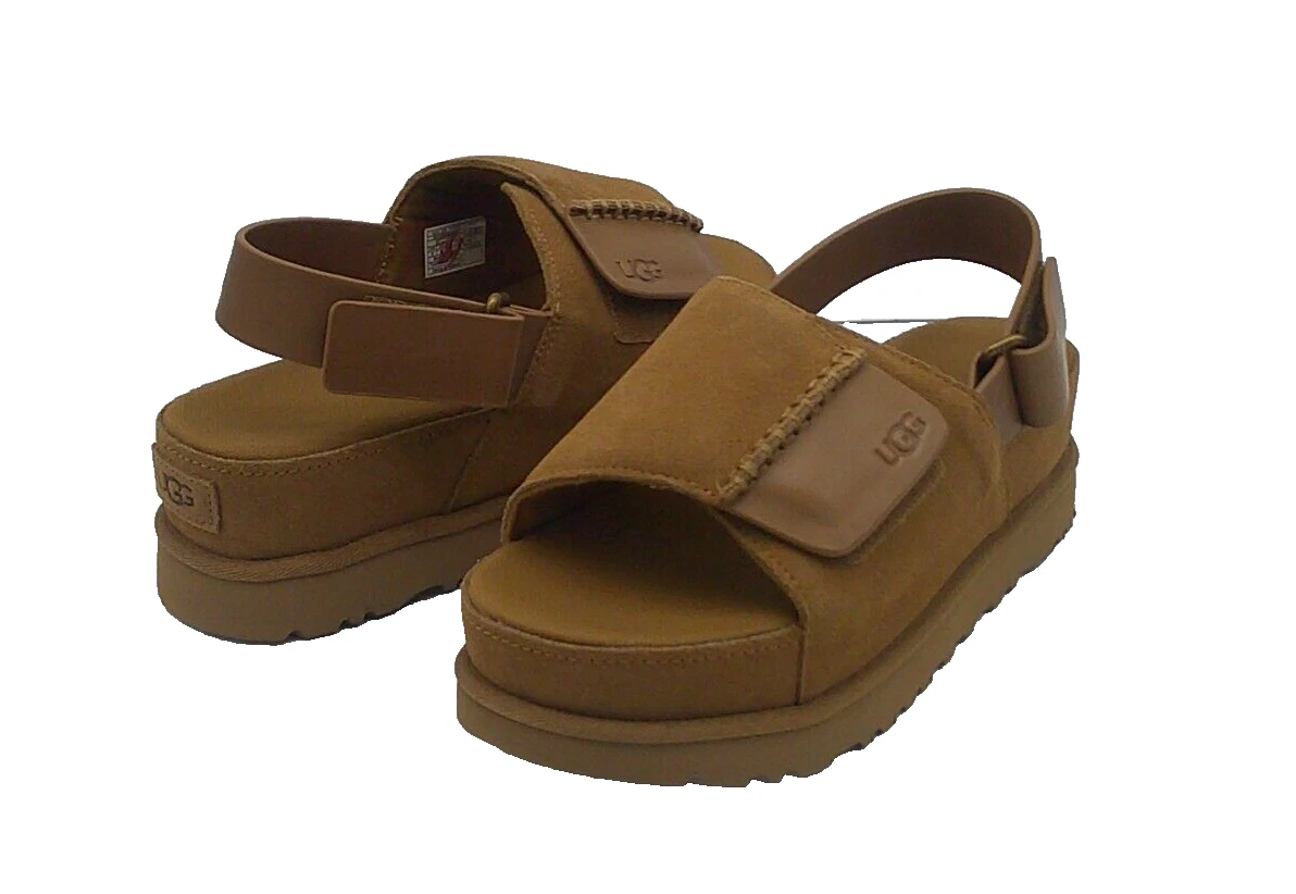 UGG GOLDENS HI SLINGBACK SANDALO DONNA CASTAGNO US 10 UK 8 EU 41