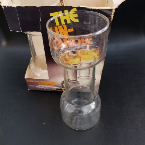 VTG UN-CANDLE 7" by Corning Glass Works New York Cool & Groovy 1970's Style - Picture 12 of 13