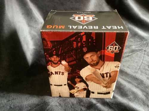 San Francisco Giants Mug 60th Posey Bumgarner 2018 SGA, coffee cup. Nice Mug! - Picture 1 of 9