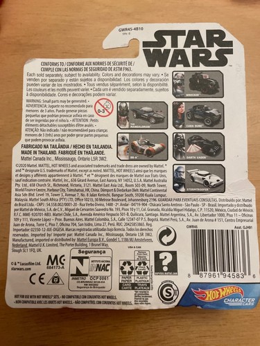 Nuevo Mattel Hot Wheels Disney Star Wars The Mandalorian The Child Die Cast Car - Imagen 4 de 5