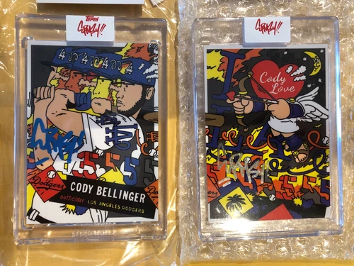 Ermsy x Cody Bellinger Autographed Player & Companion Set Project 70