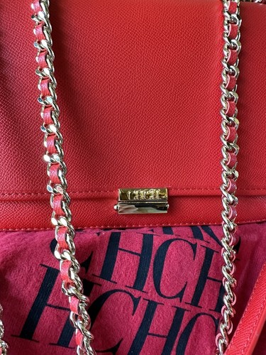 BOLSO BANDOLERA DE HOMBRO DE CUERO ROJO CH CAROLINA HERRERA - Imagen 2 de 11