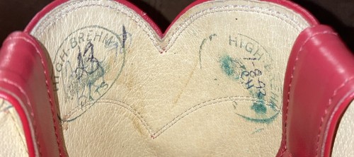 Retro Justin Red Leather Size #7B Western Roper Riding Ankle Boots Fast Free Shp - Picture 11 of 12