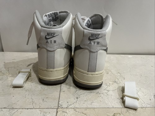 Size 6.5 (GS) - Nike Air Force 1 Mid Sail Medium Grey - Picture 3 of 4