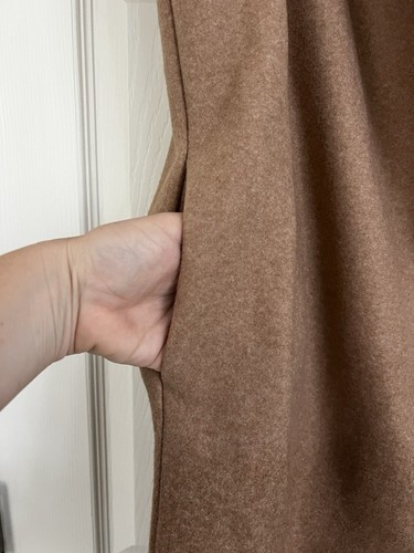 Women's Love Tree Chic and Style Fleece Longline Vest, Size M - Tan - Bild 3 von 6