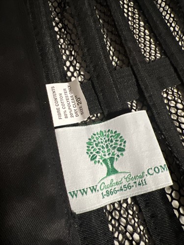 NEW Overbust 511 Size 20” Black Mesh Steel Boned Corset - Picture 5 of 6