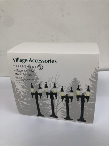 Abt. 56 Dorfzubehör - Dorf Doppel Straßenlaternen - Bild 2 von 3