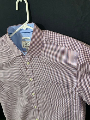Jos. A. Bank sz Large 1905 Mens Long Sleeve Button Up Front Dress Shirt 16.5 34 - Picture 3 of 8