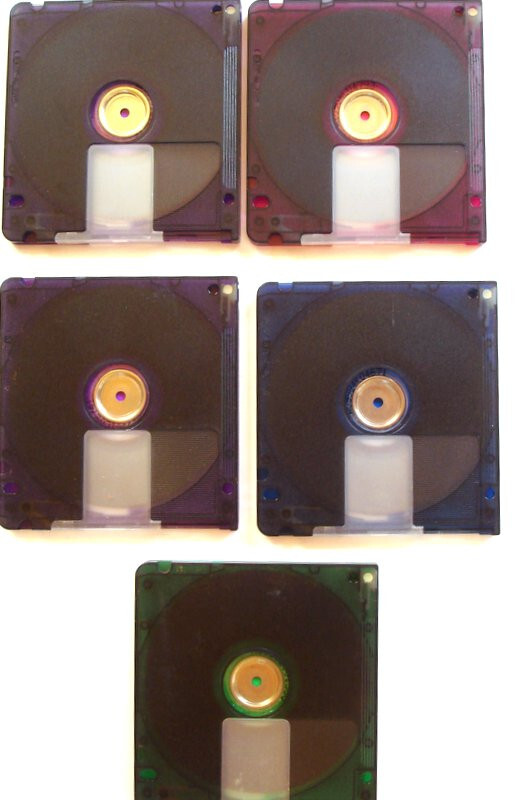 Lot De 5 MiniDisques Maxell Colour Series – 74 Min, Scellés Et Authentiques (Japon)