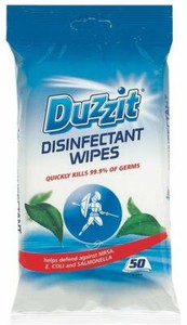 Duzzit Disinfectant Wet Wipes - Pack of 100