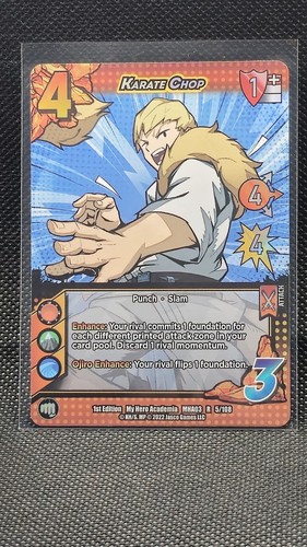 Karate Chop R Holo 5/108 M PF MHA Heroes Clash Series - Picture 1 of 2
