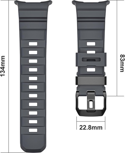 Cinturino silicone morbido No Gap Trail Loop per Samsung Galaxy Watch cinturini ultra 47 mm - Foto 30 di 66