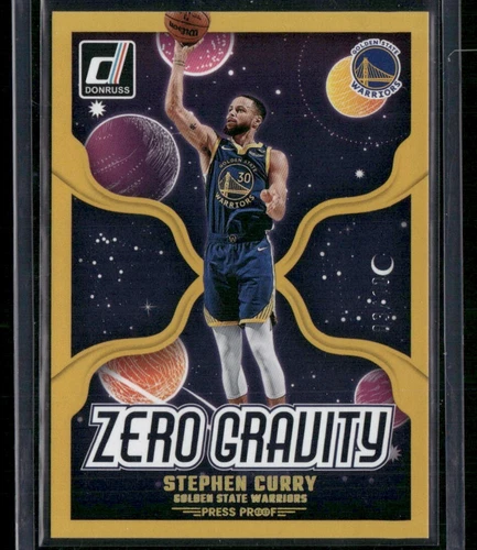 2024-25 Panini Donruss - Zero Gravity Stephen Curry #4 Gold 3/10