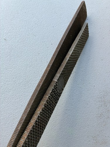 2 Vintage Farrier Rasp Files-Horse Hooves Rasps- 1 Heller Bros, & 1 Unbranded - Picture 7 of 7