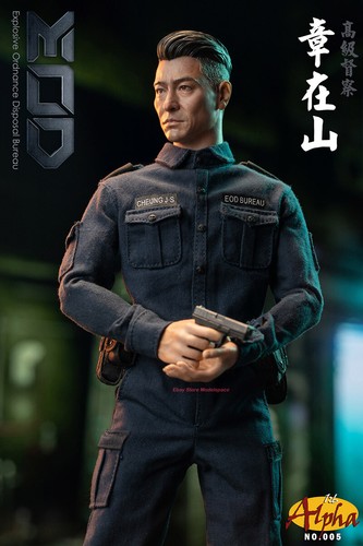 Alpha 005 1/6 Shock Wave EOD Bureau Officer Andy Lau Action Figure In Stock - Picture 13 of 13