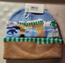 MIP- Sonic the Hedgehog Classic Landscape Jacquard Cuff Beanie for Adults