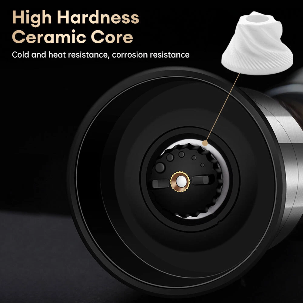 2 in 1 Pepper Grinder Stainless Steel Double-Head Sea Salt Spice Manual Grinder 2 in 1 Pepper Grinder Stainless Steel Double-Head Sea Salt Spice Manual Grinder