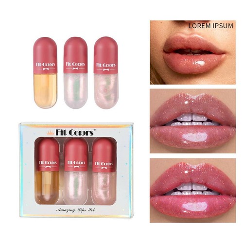 Lip Plumper Set Natural Lip Plumper und Lippenpflege Serum Plumper Lippenverstärker 3 Stück - Bild 7 von 12