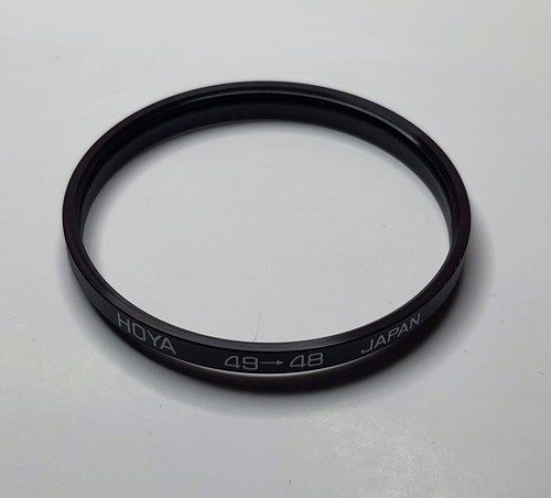 Hoya 49-48mm Step-Down Stepping Lens Filter Adapter Ring 49mm-48mm 49mm-48 49-48 - Picture 2 of 4