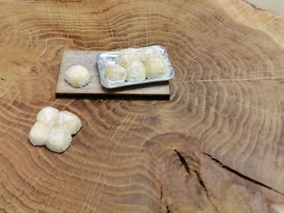 Brötchen backen im Maßstab 1:12, Lebensmittel für Puppen & Feenhaus & Bäckerei