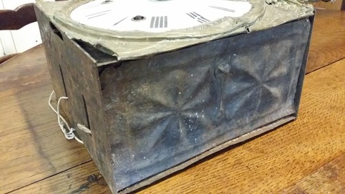 ANTIQUE FRENCH COMTOISE MORBIER WALL CLOCK - SPARES REPAIR RESTORATION - Picture 9 of 18