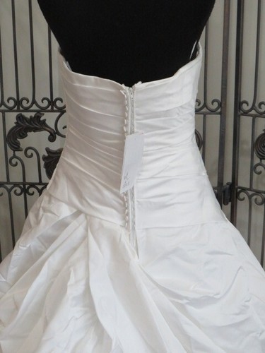 568W BLAU VON ENZOANI EDLINGTON GRÖSSE 10 ELFENBEIN FORMELLES HOCHZEITSKLEID KLEID - Bild 6 von 20