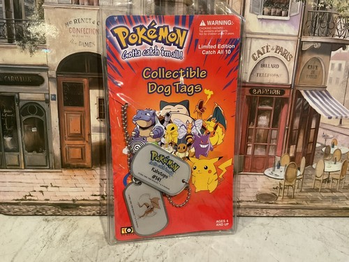 ONE NEW SEALED 1999 POKEMON COLLECTABLE DOG TAGS #66 MACHOP - Picture 6 of 17