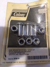 Colony 8739-10 Disc brake rotor kit 1973-80 FL rear,1973-74 Fl Front,1973 FX,XL 