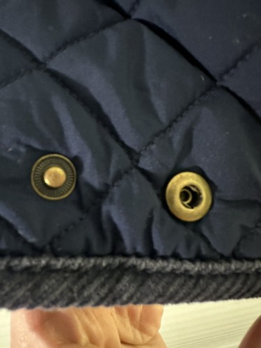 Ralph Lauren Feldjacke Jungen 7 Navy Quiet Luxus Preppy Stepp Cordbesatz - Bild 6 von 10