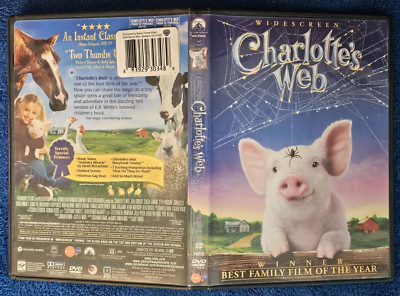 Charlotte's Web (Wide Screen Edition) DVD GOOD FREE SHIPPING